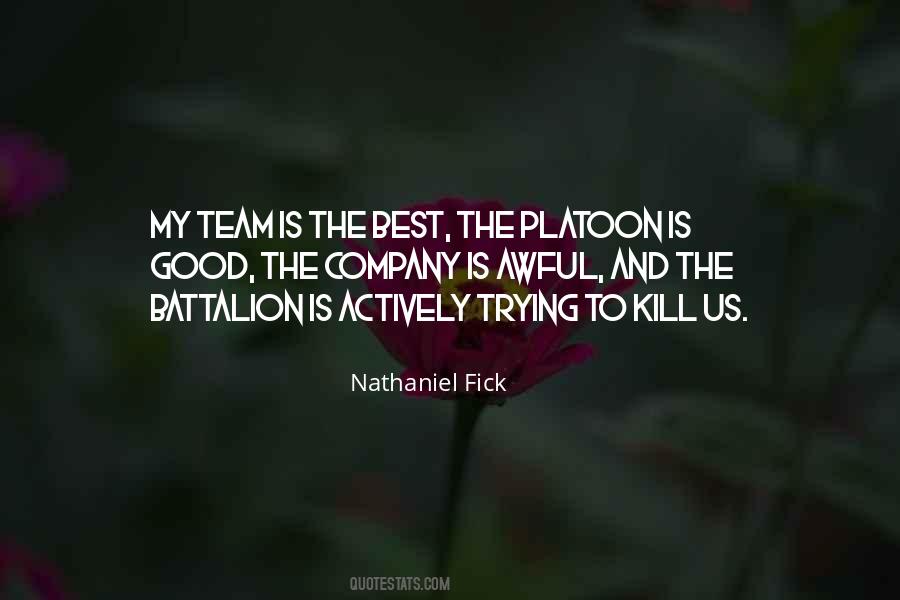 My Best Team Quotes #1334132