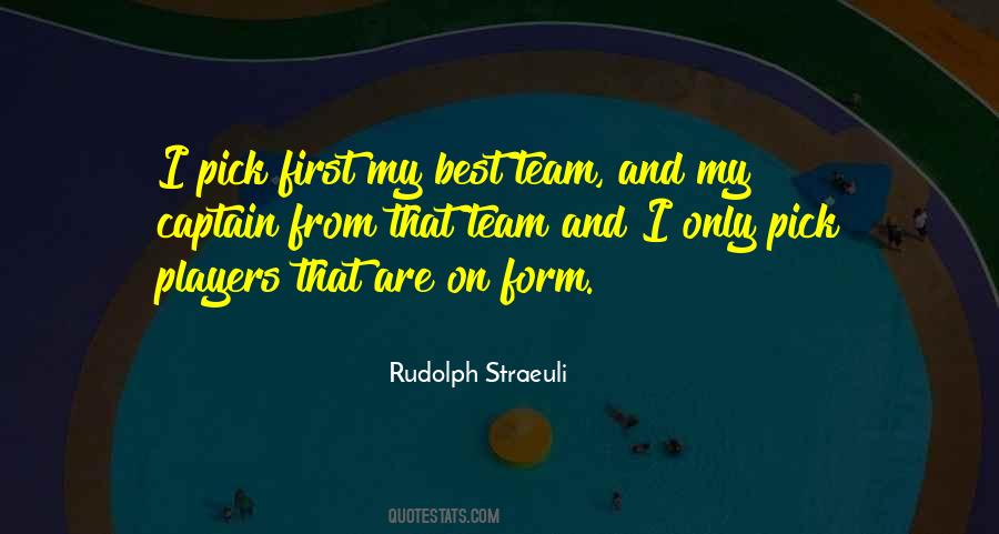 My Best Team Quotes #858375