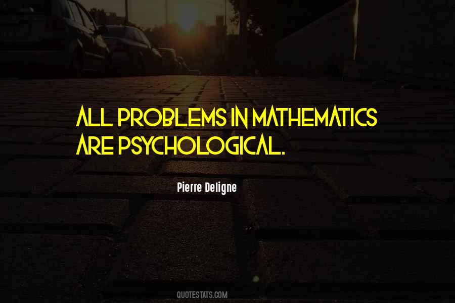 Mathematics Problem Quotes #1500004