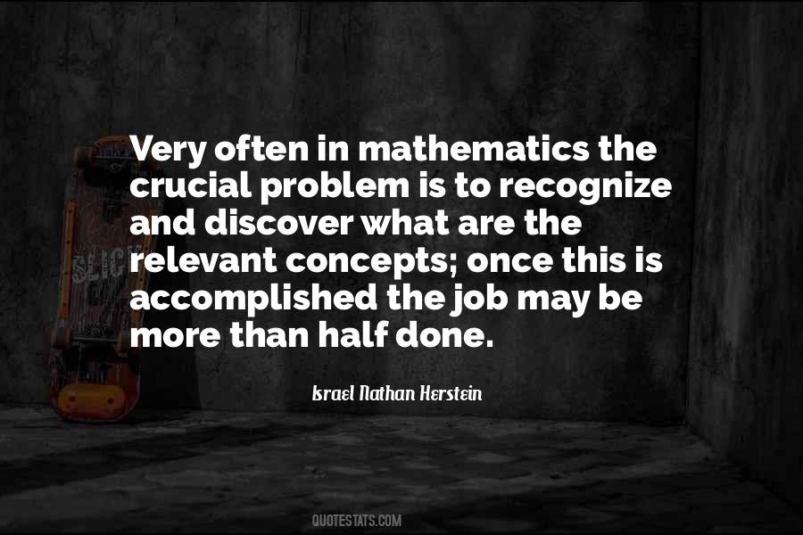 Mathematics Problem Quotes #750417