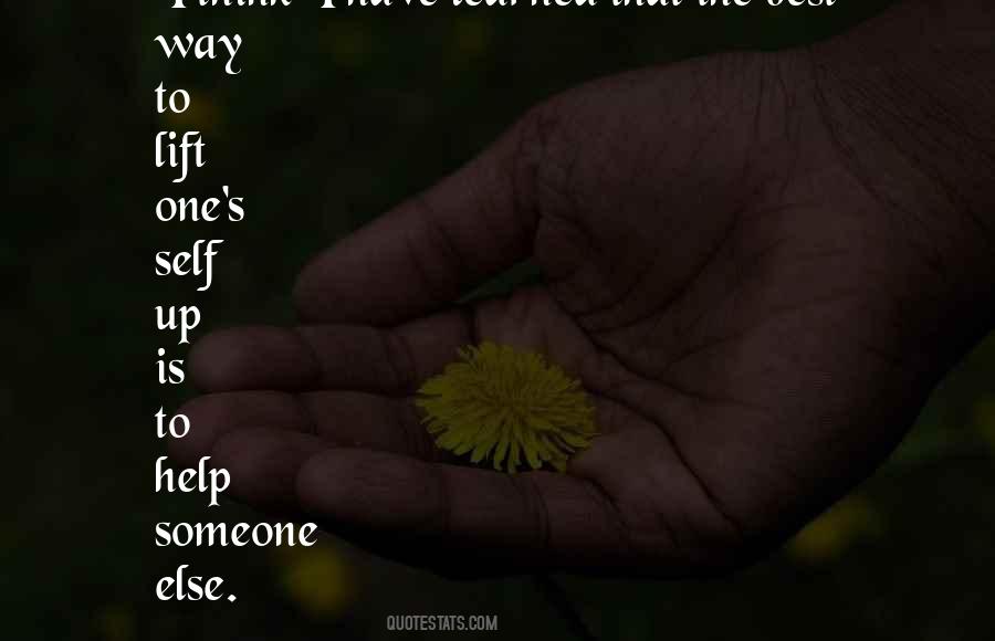 Help Someone Up Quotes #881853