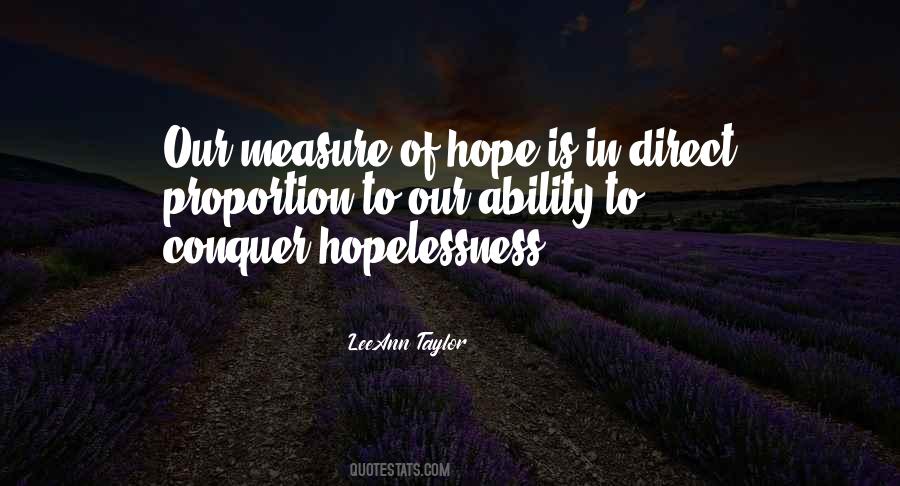 Quotes About Hopelessness Of Life #804142