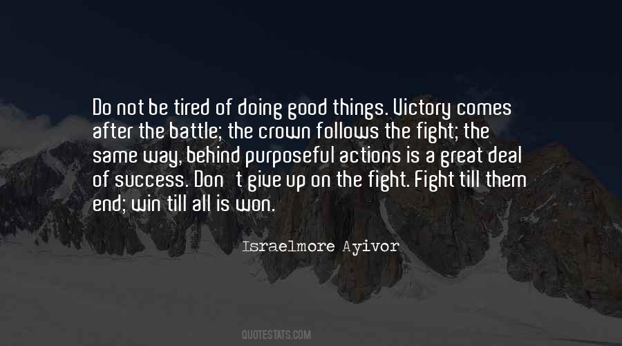 Give Victory Quotes #1295897