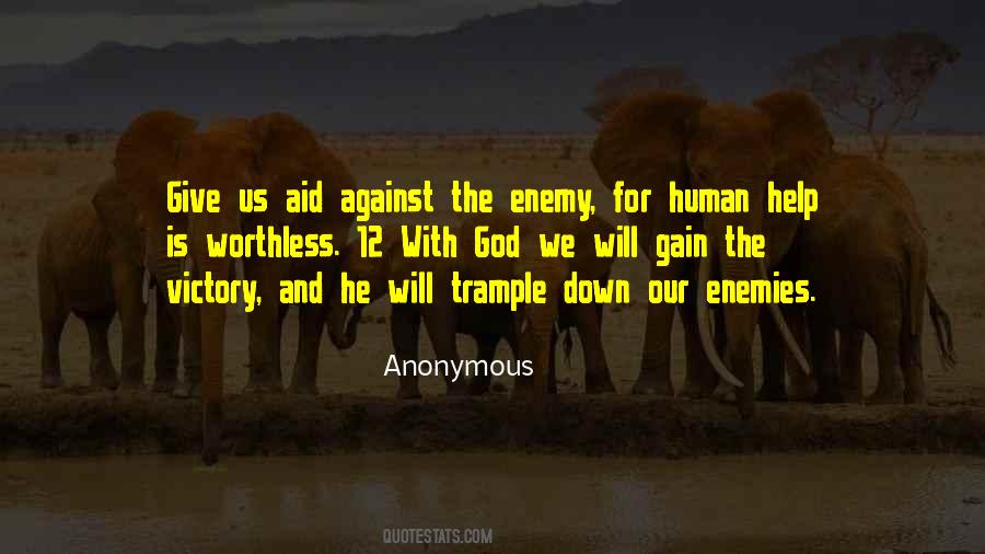 Give Victory Quotes #1489526