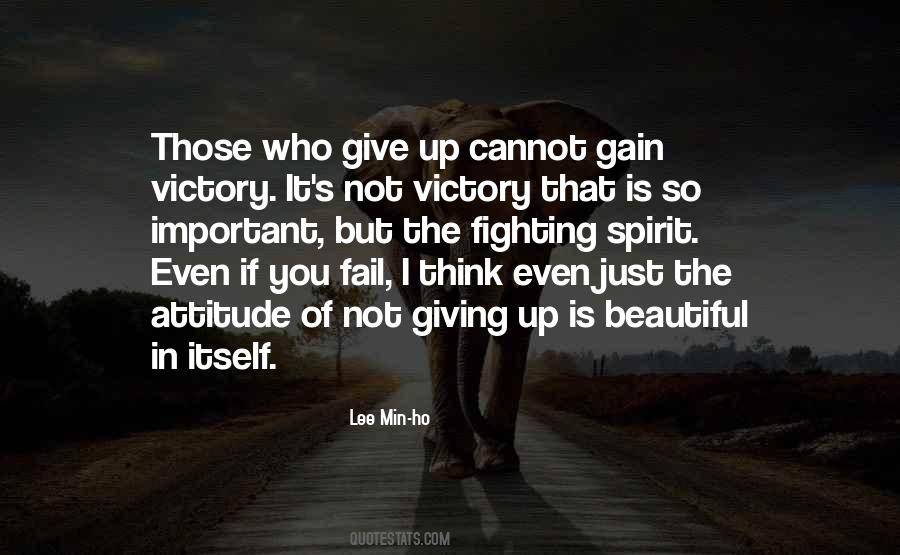 Give Victory Quotes #493683