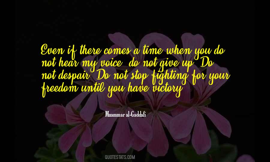 Give Victory Quotes #861920