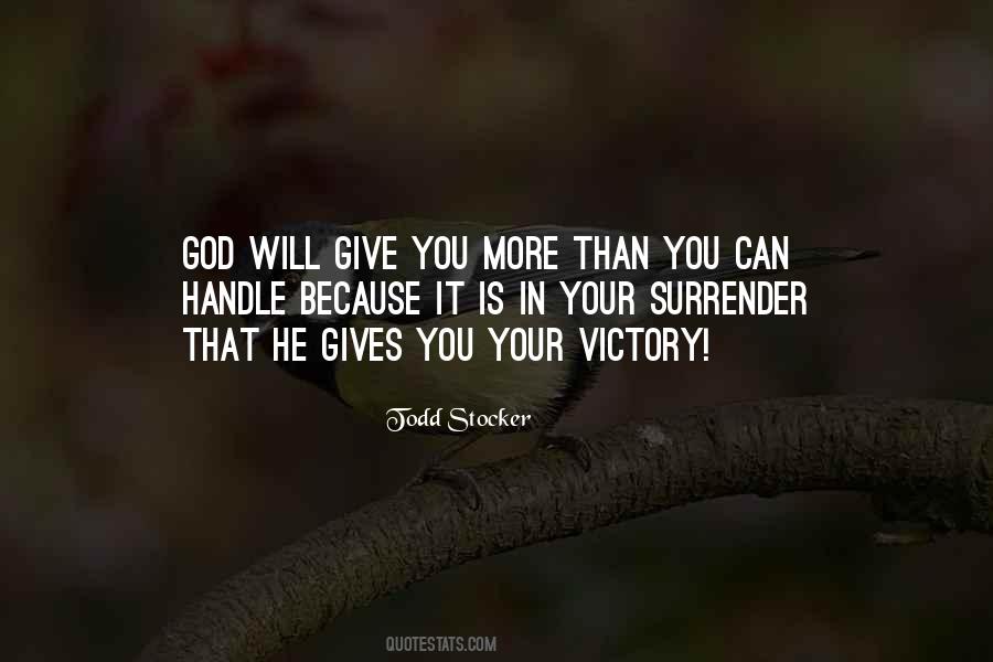 Give Victory Quotes #890981