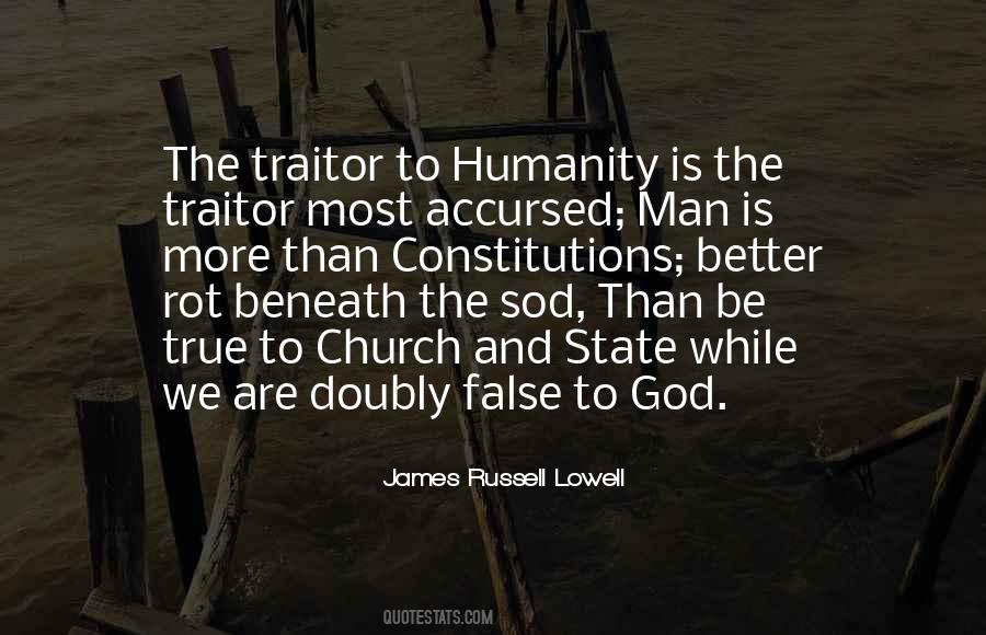 You Are A Traitor Quotes #1131344