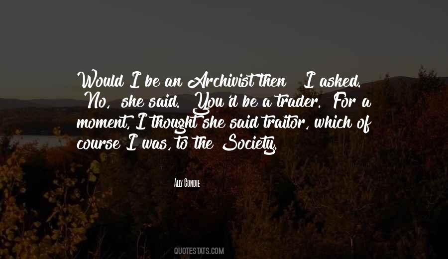 You Are A Traitor Quotes #65946