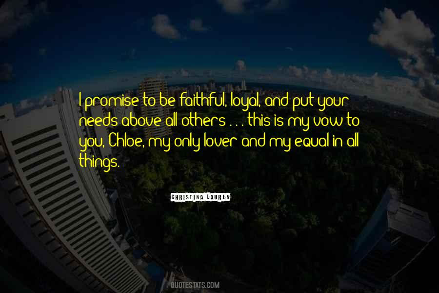 Be Faithful Quotes #1578543