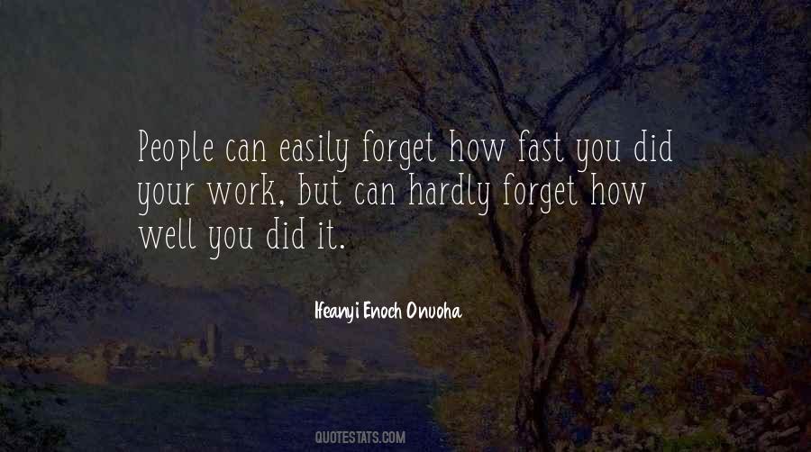 Fast Work Quotes #401519
