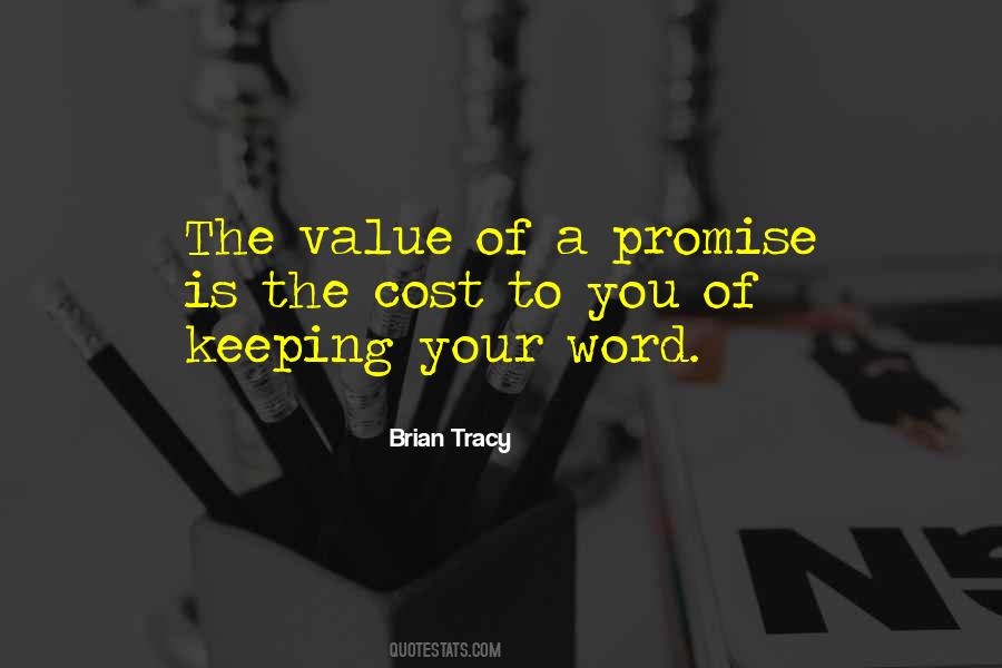 Keeping Promise Quotes #350735