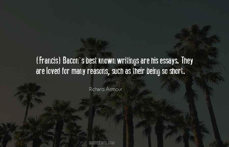 Francis Bacon Best Quotes #650217