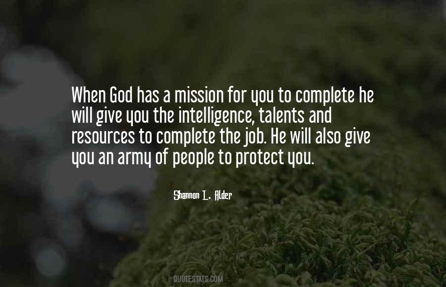 Quotes About A Mission #1123983