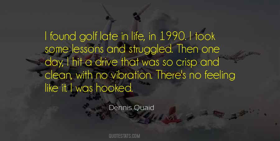 Golf Life Lessons Quotes #1287718