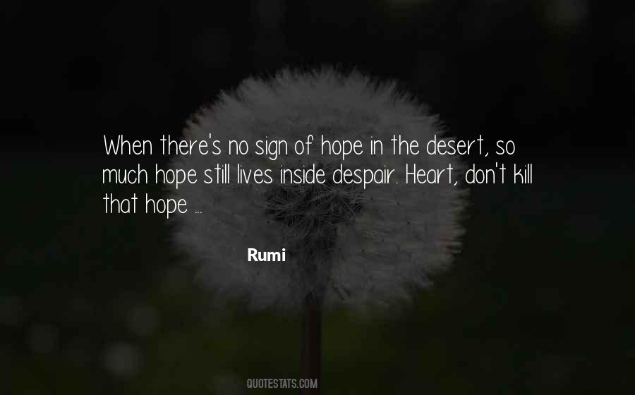 Quotes About Hope Rumi #1411282