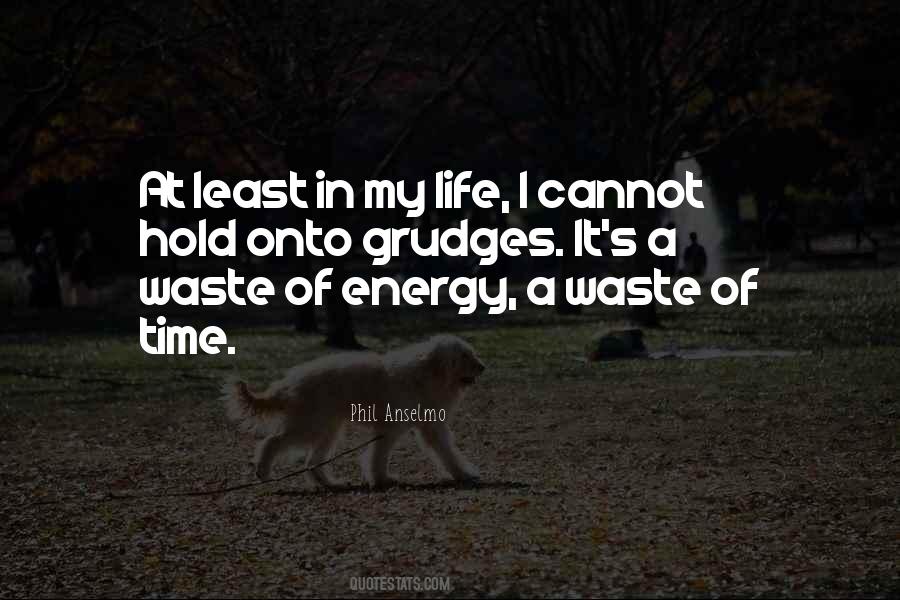 Grudges Are A Waste Of Time Quotes #914687