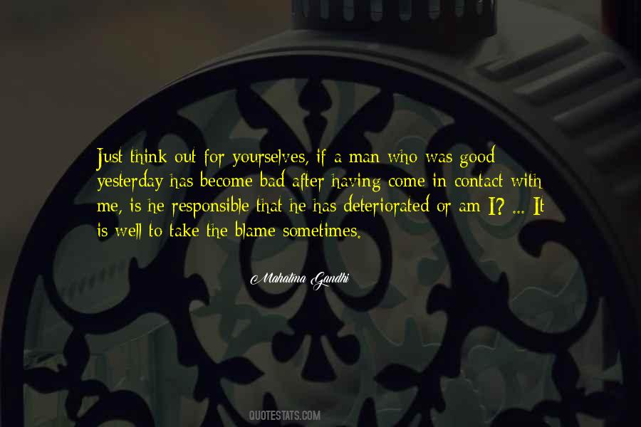 Quotes About A Responsible Man #310860