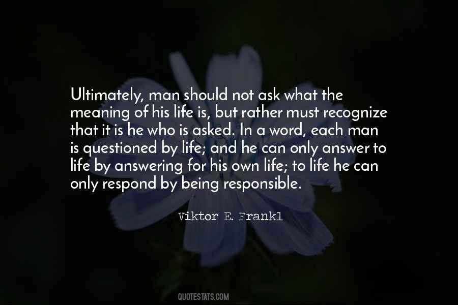 Quotes About A Responsible Man #842401