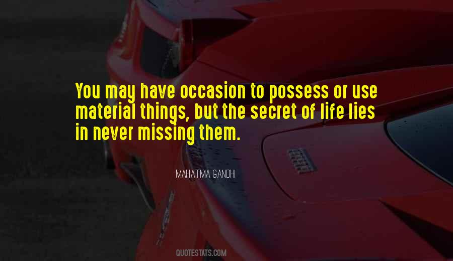 Missing In Life Quotes #540867