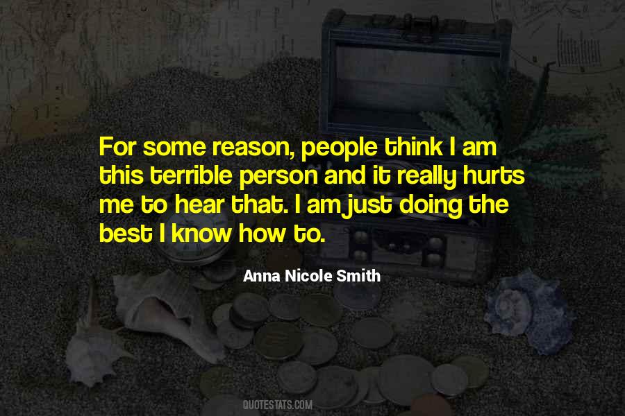 I Am The Best Person Quotes #1082380