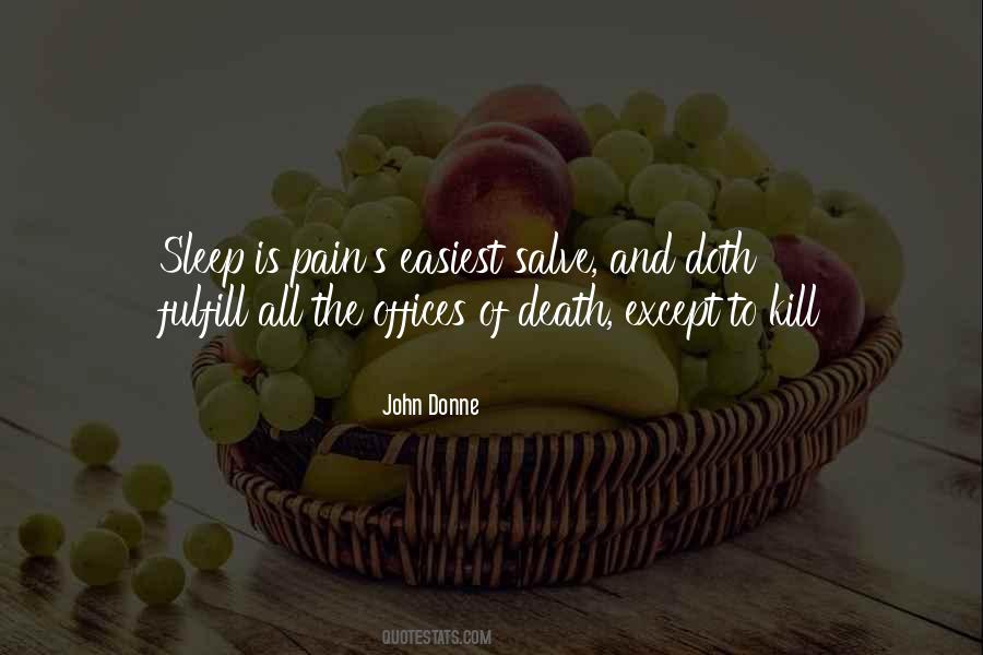 Sleep Pain Quotes #242519