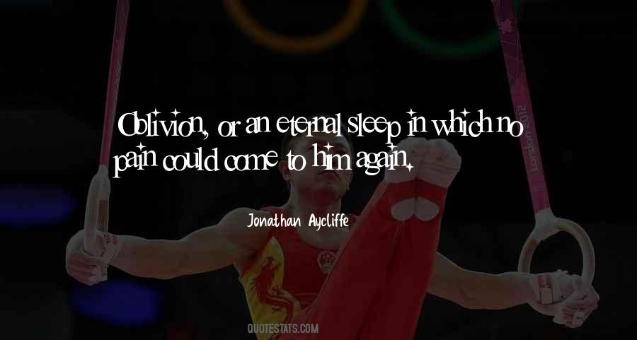 Sleep Pain Quotes #90291