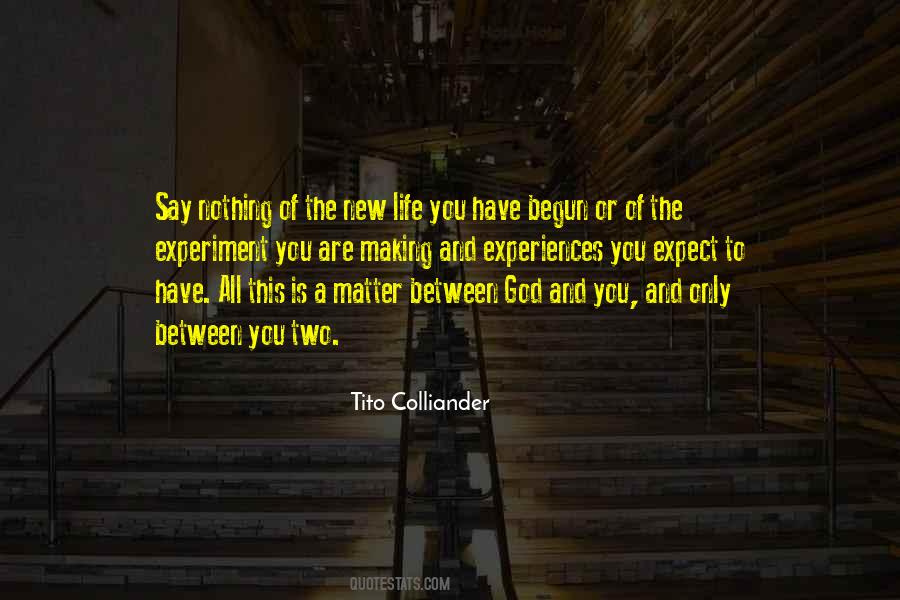 New Experiment Quotes #550719
