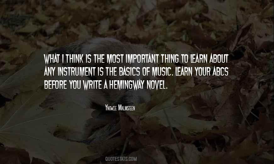 Hemingway Writing Quotes #1672080