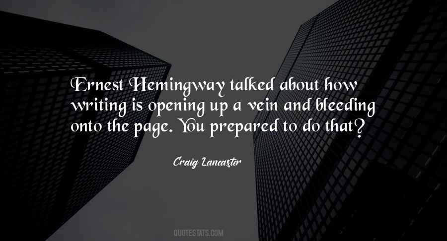 Hemingway Writing Quotes #763456