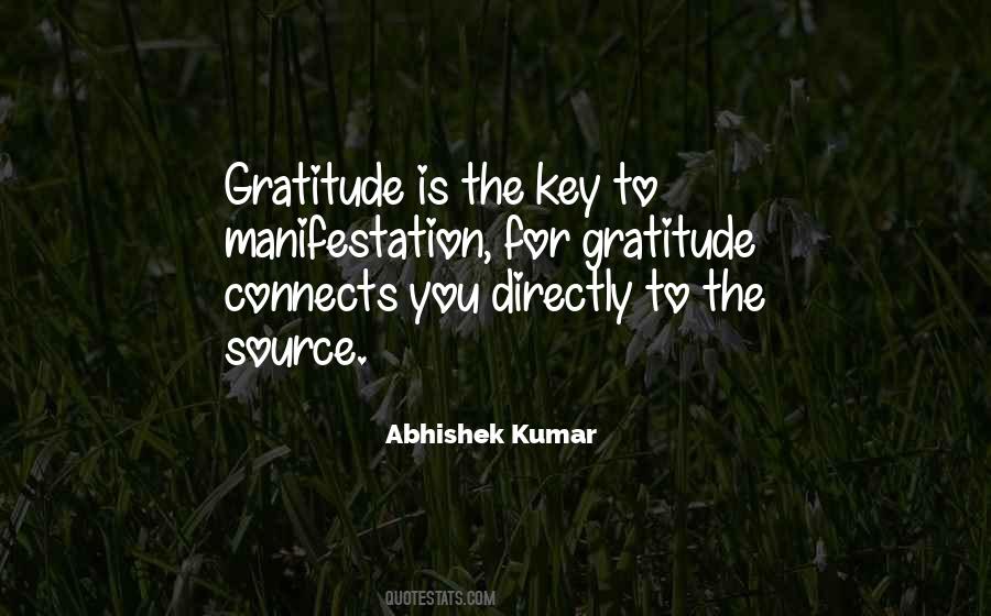 Gratitude Manifestation Quotes #1743104