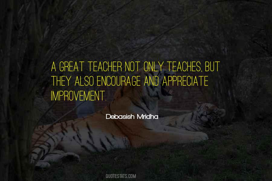 Appreciation Teacher Quotes #506521