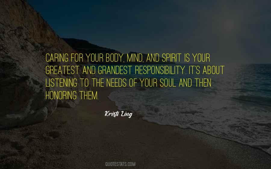 Quotes About Caring Spirit #1294371
