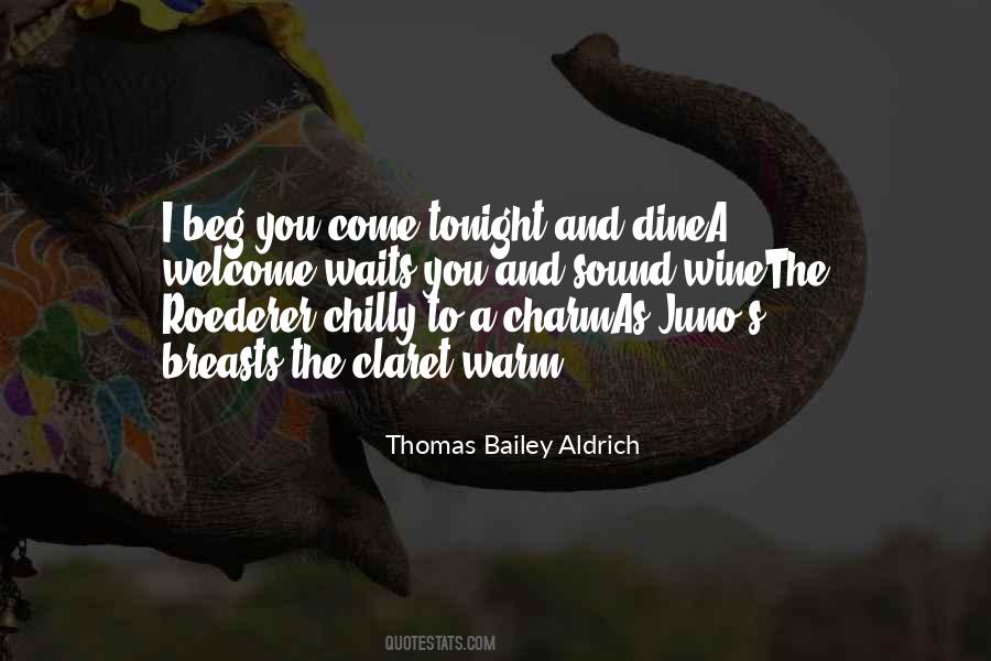 Come Dine With Us Quotes #1097425