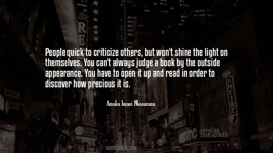 So Quick To Judge Quotes #688910
