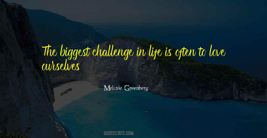 Love The Challenge Quotes #386235
