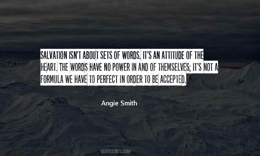 Power Of Attitude Quotes #1069947