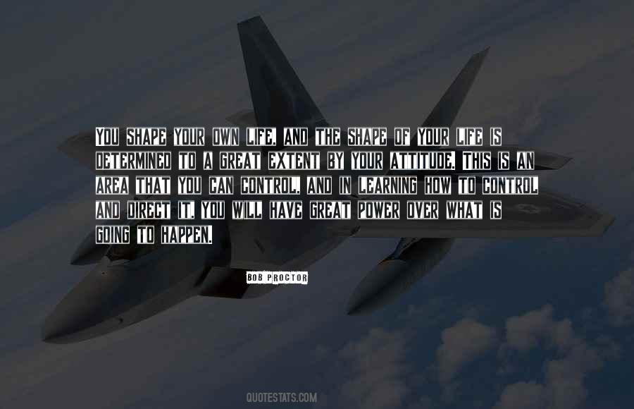Power Of Attitude Quotes #1466831