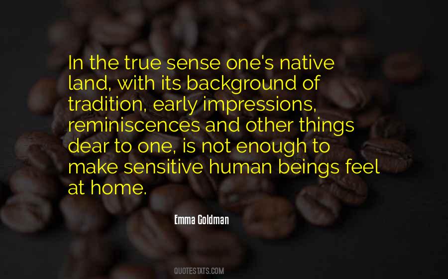 Be Sensitive Enough Quotes #121341