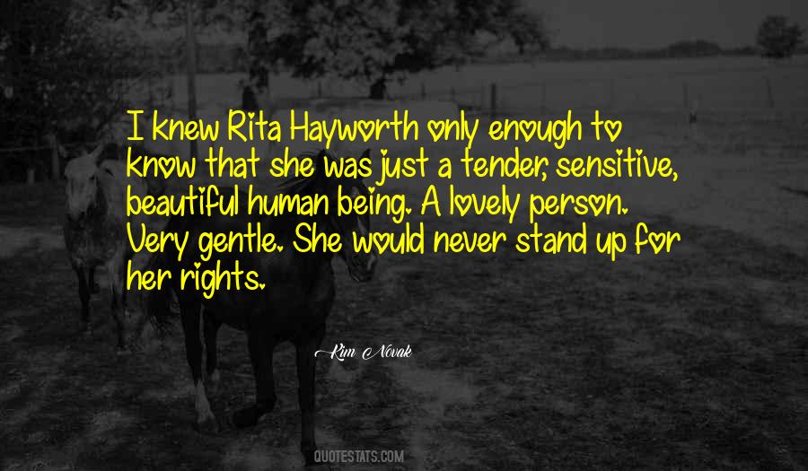 Be Sensitive Enough Quotes #881313