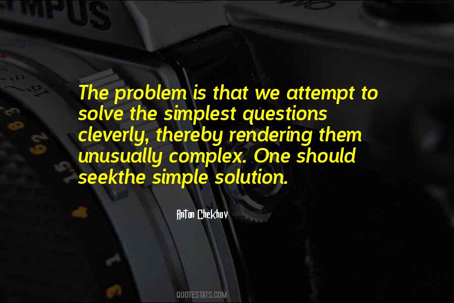 Solution Is Simple Quotes #113473