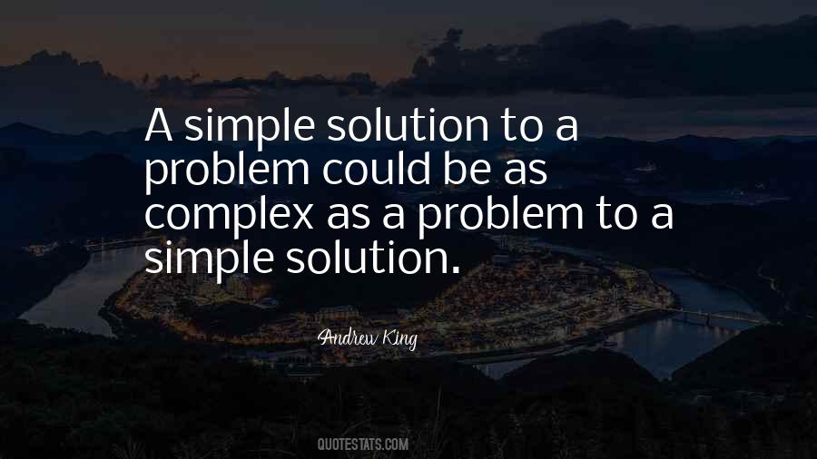 Solution Is Simple Quotes #158878