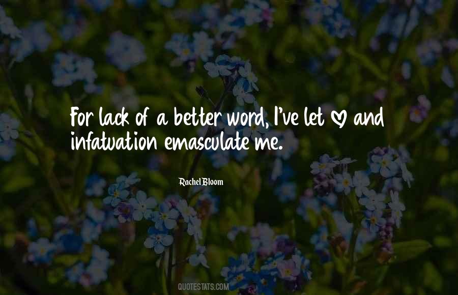 Love Infatuation Quotes #1631826