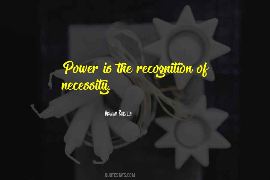 Power Of Recognition Quotes #139876