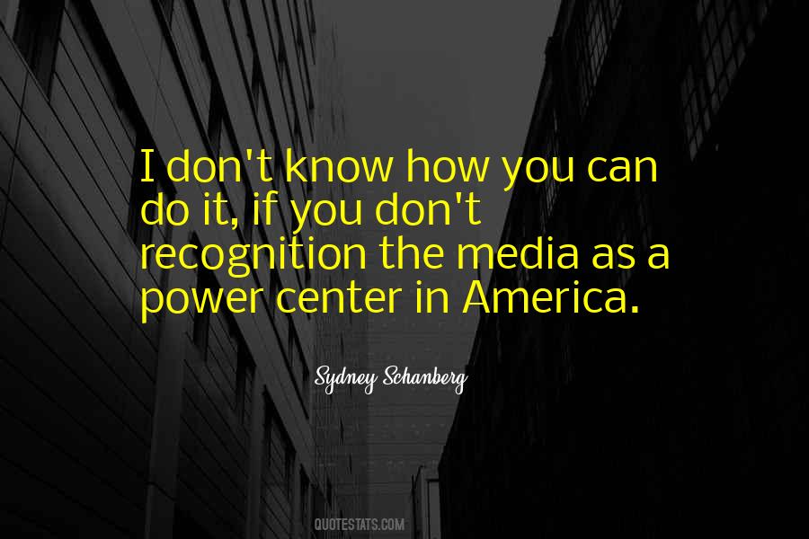 Power Of Recognition Quotes #79254