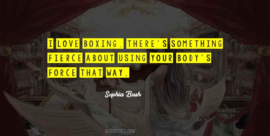 Love Boxing Quotes #1436938