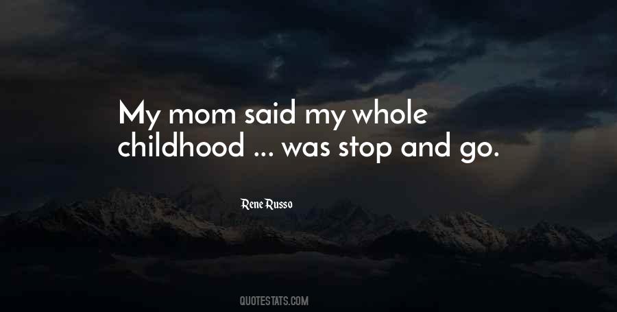 Stop And Go Quotes #1165599