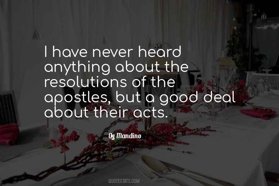 Quotes About The Apostles #1584139