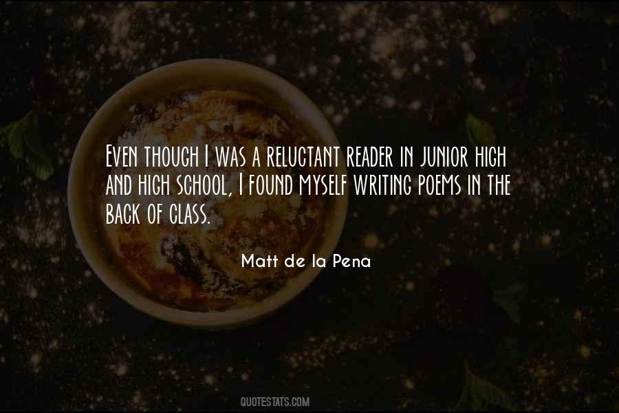 Junior In High School Quotes #1542348