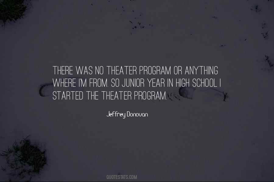 Junior In High School Quotes #56970